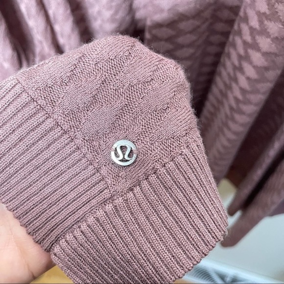 LULULEMON Divinity Poncho Woven Spanish Oak Mauve {X53} - Picture 6 of 7